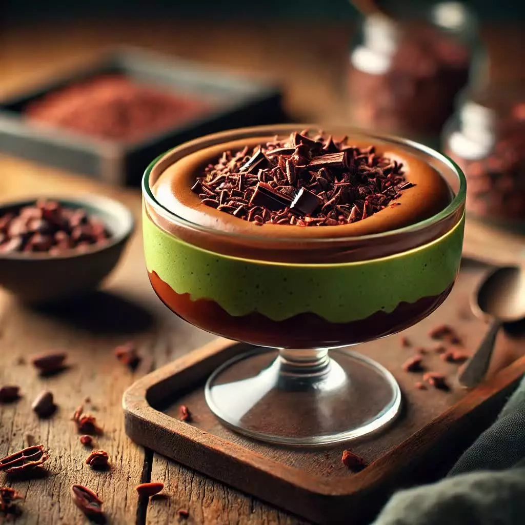 Avocado-chocolademousse met cacaonibs