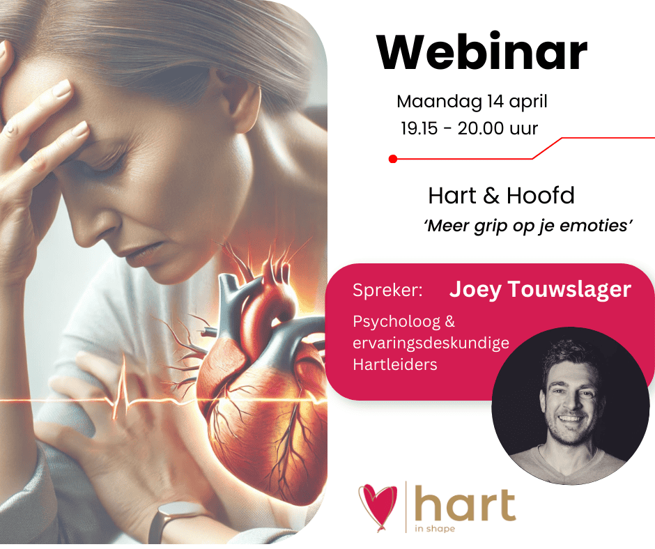 Webinar Hart & Hoofd- meer grip krijgen op emoties